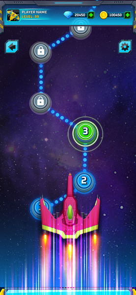 Aero Battle - Gameplay image of android game
