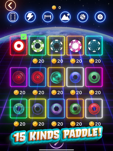 Air Hockey Glow HD Ultimate ۲D - عکس بازی موبایلی اندروید