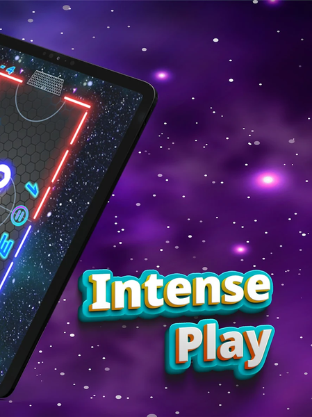 Air Hockey Glow HD Ultimate ۲D - عکس بازی موبایلی اندروید