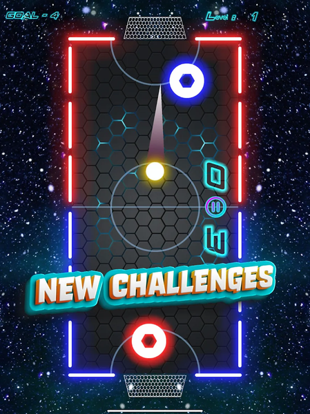 Air Hockey Glow HD Ultimate ۲D - عکس بازی موبایلی اندروید