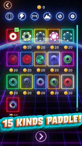 Air Hockey Glow HD Ultimate ۲D - عکس بازی موبایلی اندروید