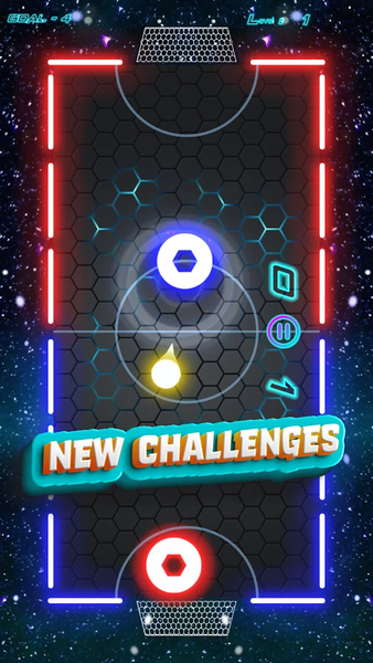 Air Hockey Glow HD Ultimate ۲D - عکس بازی موبایلی اندروید