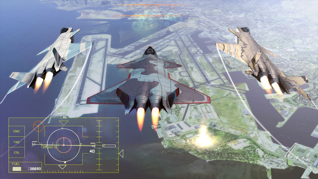 Aircraft Strike: Jet Fighter - Gameplay image of android game