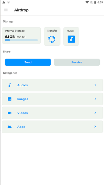 Airdrop - عکس برنامه موبایلی اندروید