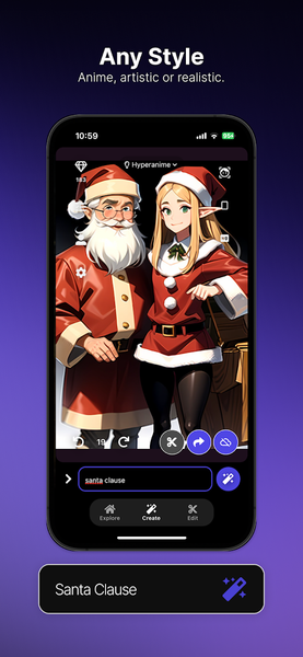 PromptApp: AI Image Generator - عکس برنامه موبایلی اندروید