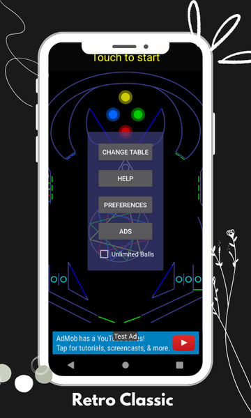 Retro Pinball Saga - Gameplay image of android game