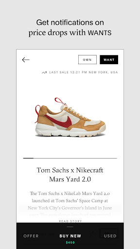 GOAT – Sneakers & Apparel - Image screenshot of android app