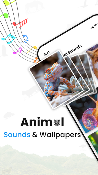 Animal Sounds & Wallpapers - Image screenshot of android app