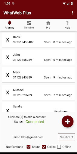 WhatWeb Plus - Online Tracker - Image screenshot of android app