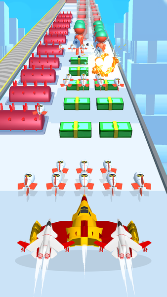 Airplane Evolution Race ۳D - عکس بازی موبایلی اندروید