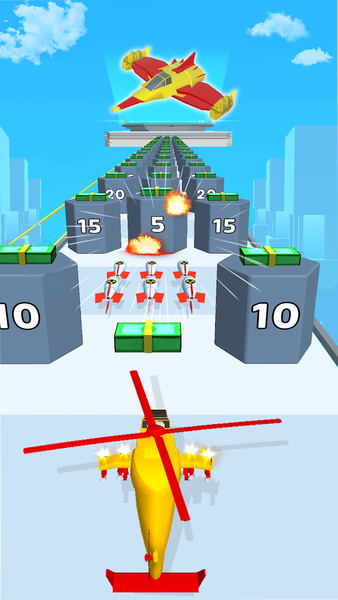 Airplane Evolution Race ۳D - عکس بازی موبایلی اندروید