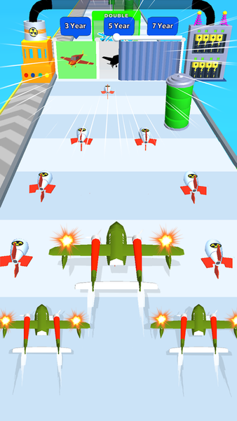 Airplane Evolution Race ۳D - عکس بازی موبایلی اندروید