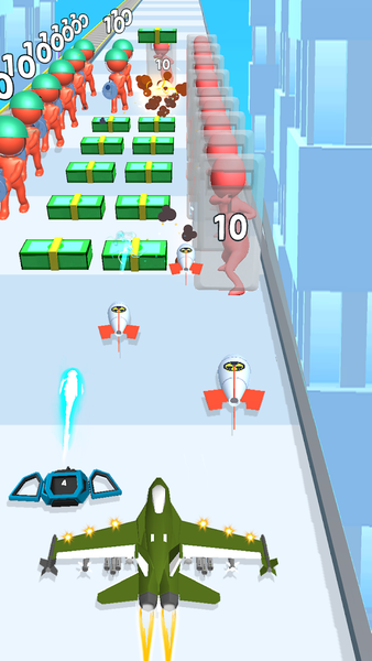 Airplane Evolution Race 3D - Gameplay image of android game