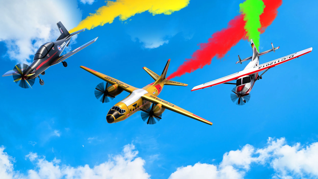 Flight Pilot Simulator ۳d - عکس بازی موبایلی اندروید