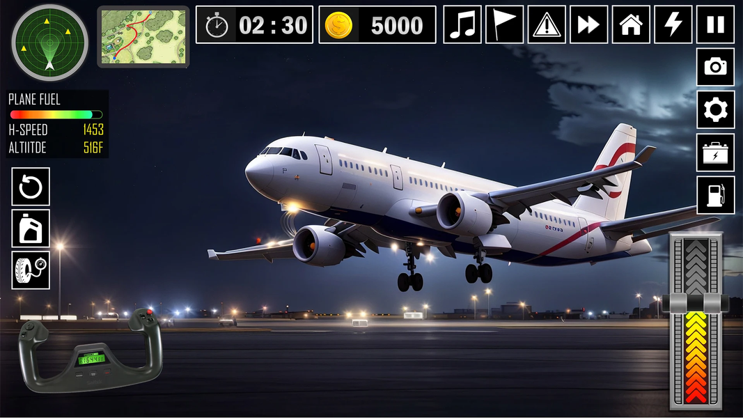 Flight Simulator & Plane Game - عکس بازی موبایلی اندروید
