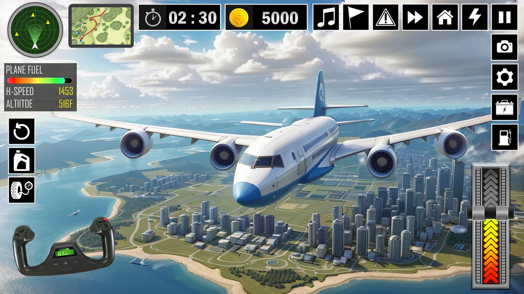 Flight Simulator & Plane Game - عکس بازی موبایلی اندروید