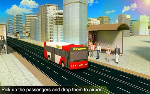 Airport Bus Driving Service 3D - Gameplay image of android game