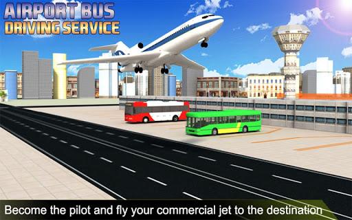 Airport Bus Driving Service 3D - Gameplay image of android game