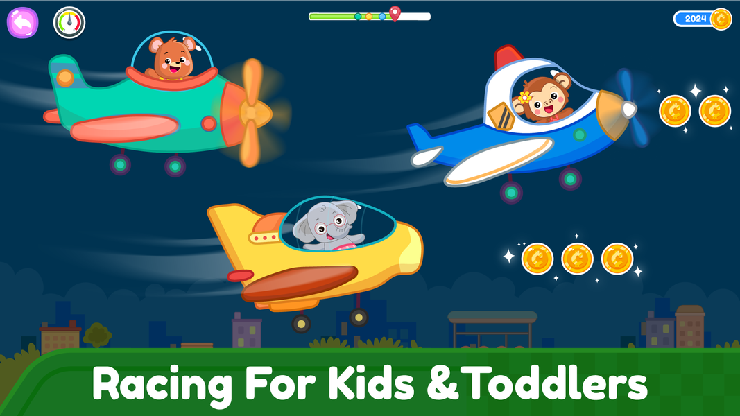 Airplane Games for Kids Racing - عکس بازی موبایلی اندروید