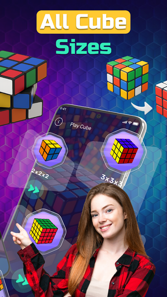 Rubik's Cube: ۳D Cube Solver - عکس بازی موبایلی اندروید