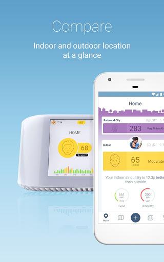 IQAir AirVisual | Air Quality - عکس برنامه موبایلی اندروید