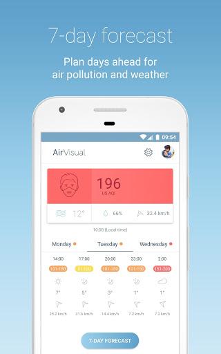 IQAir AirVisual | Air Quality - عکس برنامه موبایلی اندروید