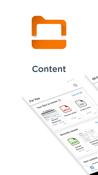 Content - Workspace ONE - عکس برنامه موبایلی اندروید