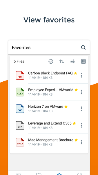 Content - Workspace ONE - عکس برنامه موبایلی اندروید