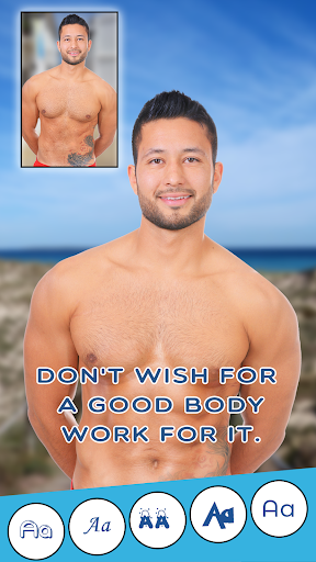 Six Pack Abs Photo Editor for Boys - عکس برنامه موبایلی اندروید