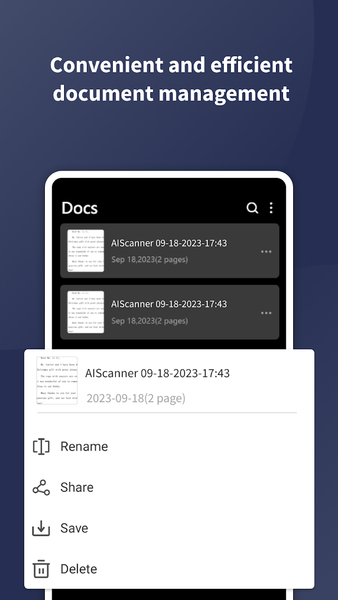 AIScanner:Document to PDF, OCR - Image screenshot of android app