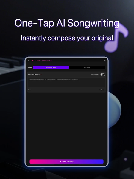 KP AI Music & Song Maker - Image screenshot of android app