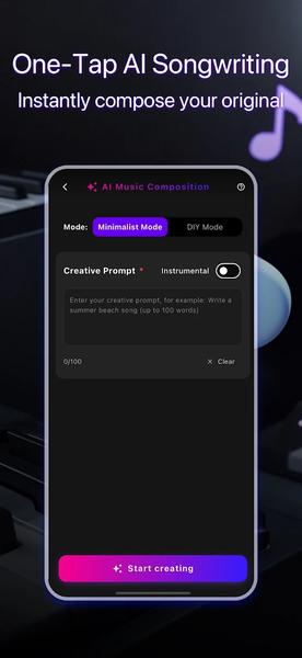 KP AI Music & Song Maker - Image screenshot of android app
