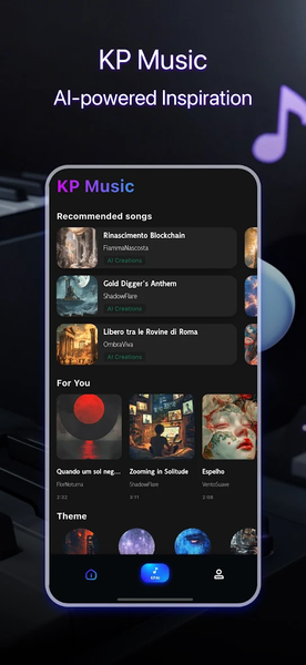 KP Music AI: AI Song Generator - عکس برنامه موبایلی اندروید