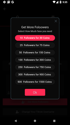 Tikio Real Followers and Fans - Image screenshot of android app