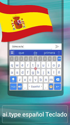 Spanish for ai.type Keyboard - عکس برنامه موبایلی اندروید