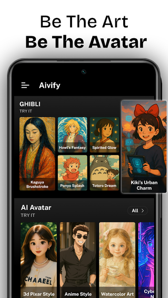 Aivify – Ai Avatar Generator - Image screenshot of android app