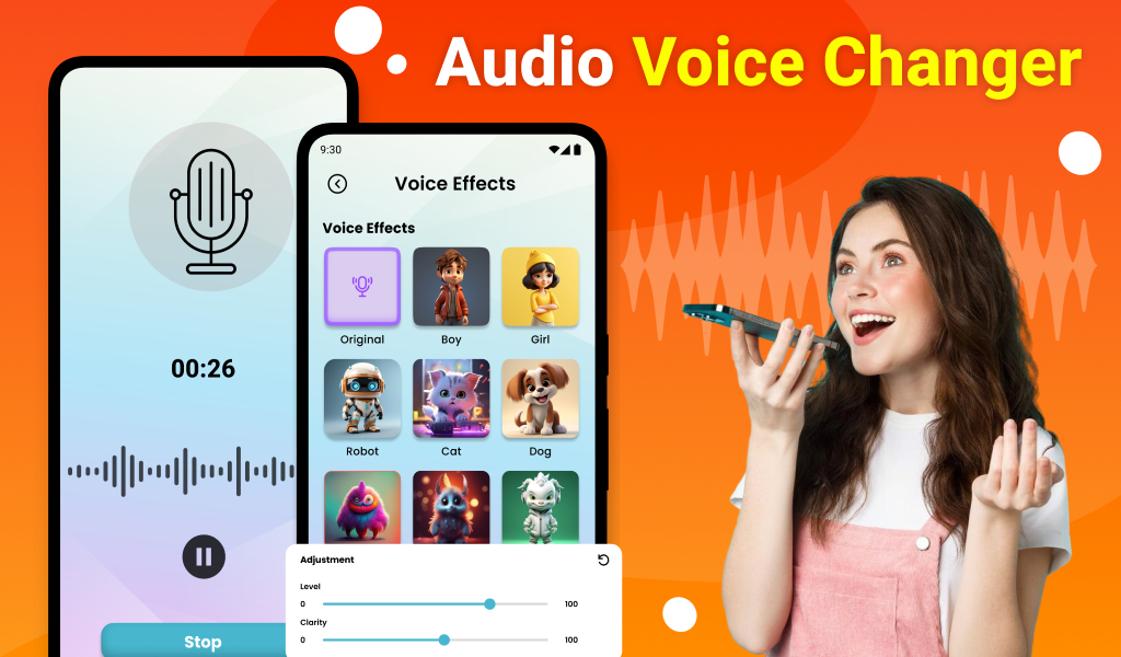 Voice Changer : Sound Effects - عکس برنامه موبایلی اندروید