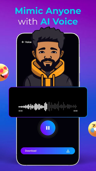 VoiceMe: AI Voice Changer - عکس برنامه موبایلی اندروید