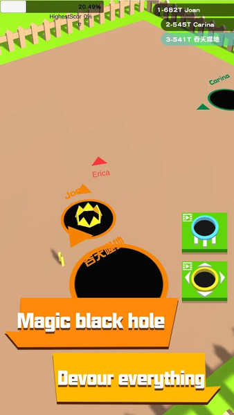 Color Hole Farm City - Gameplay image of android game