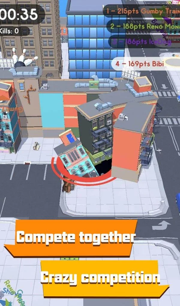 Color Hole Farm City - Gameplay image of android game