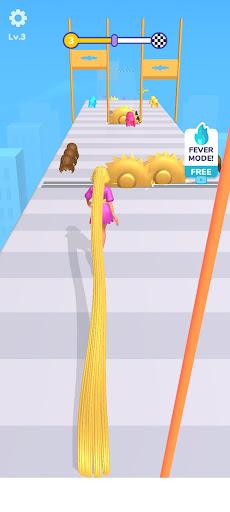 Hair Runner Challenge ۳d Rush - عکس برنامه موبایلی اندروید