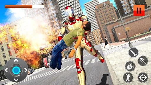 Iron Super Hero Vs. City Gangs - Gameplay image of android game