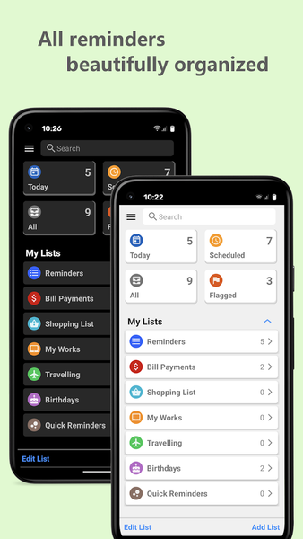 Reminders: ToDo List & Planner - Image screenshot of android app