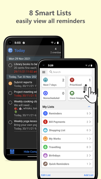 Reminders: ToDo List & Planner - Image screenshot of android app