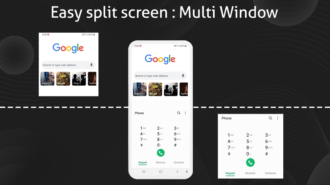 Easy split screen : Multi Wind - Image screenshot of android app