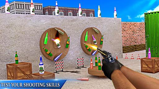 Fps Bottle Shooting Games 3D - Gameplay image of android game