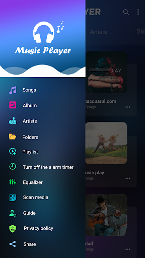 Mp3 player - Music player - Image screenshot of android app