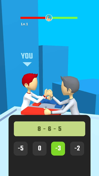 Math Wrestle - Gameplay image of android game