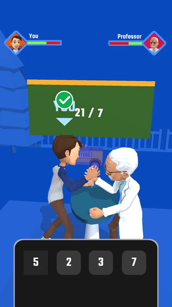Math Wrestle - Gameplay image of android game