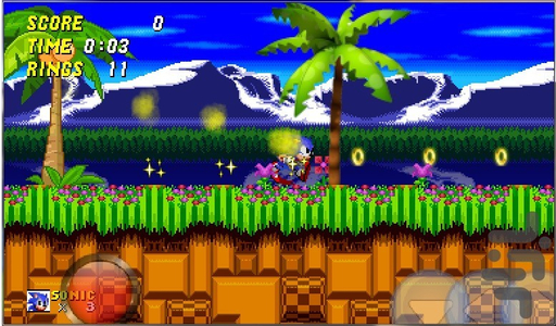 sonic 2017 B - Gameplay image of android game